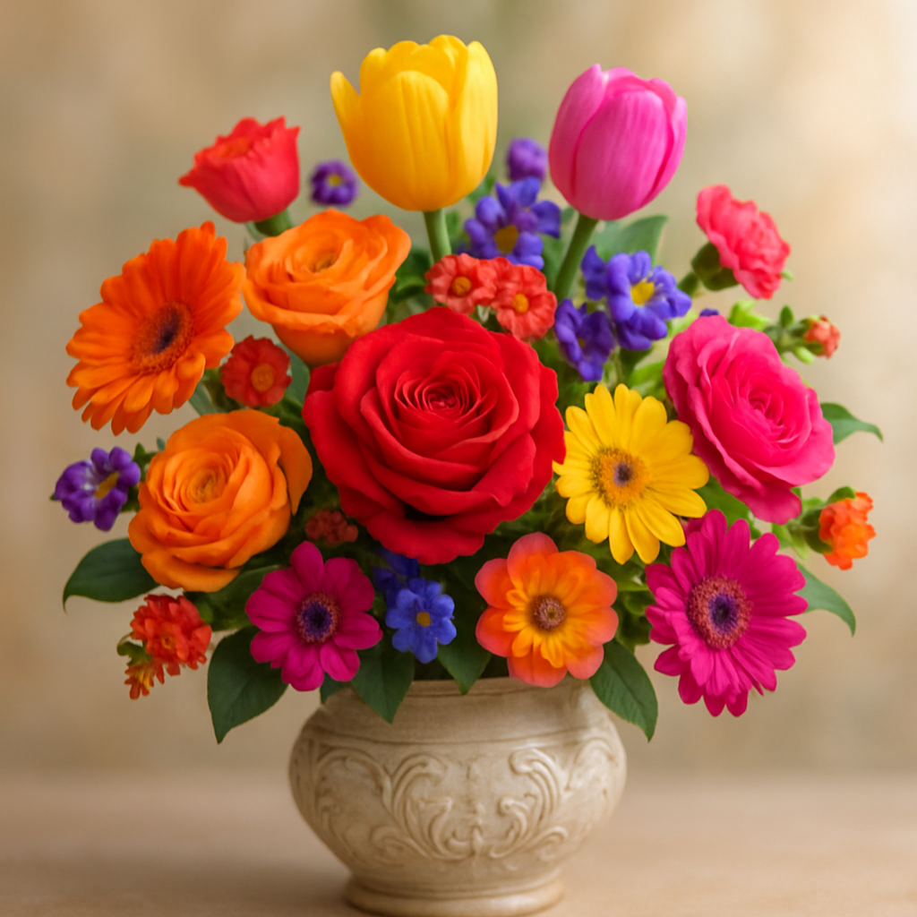 A beautiful flower arrangement